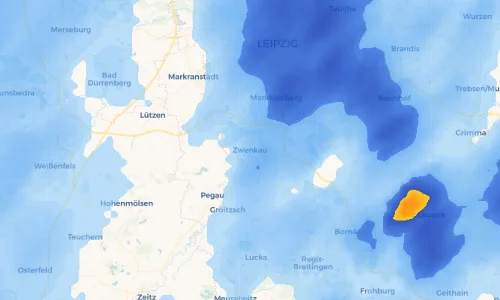 Regenradar Vorschaubild - Aktuelle Niederschläge in Zwenkau und Umgebung