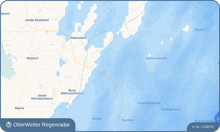 Wetter-Widget-Vorschau mit Vorhersagedaten für Aasbüttel