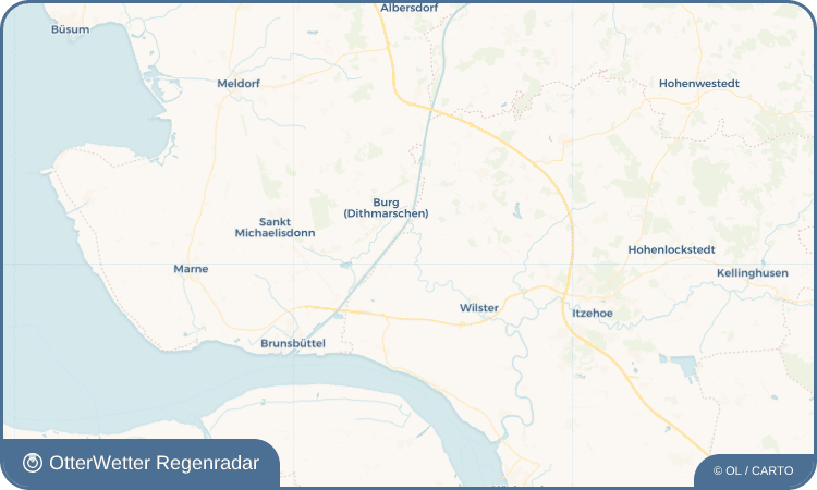 OtterWetter Regenradar-Widget Aebtissinwisch
