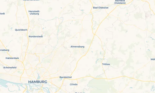 Regenradar Vorschaubild - Aktuelle Niederschläge in Ahrensburg und Umgebung