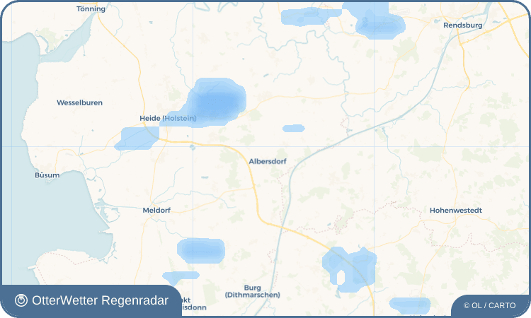 OtterWetter Regenradar-Widget Albersdorf