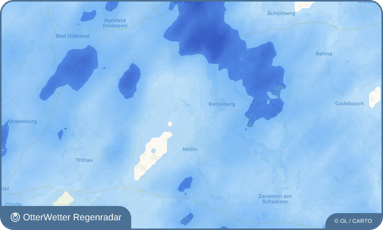 OtterWetter Regenradar-Widget Albsfelde