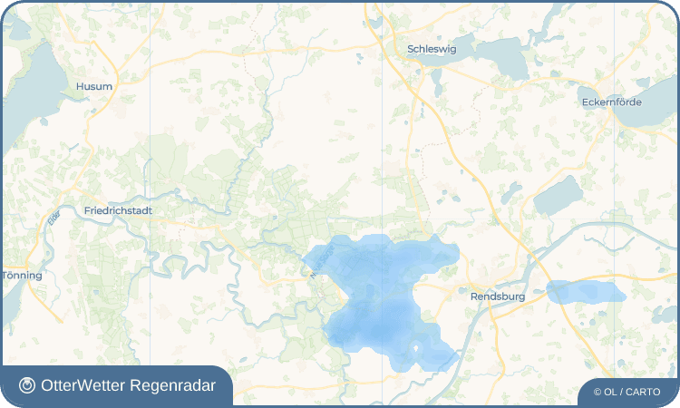 OtterWetter Regenradar-Widget Alt Bennebek