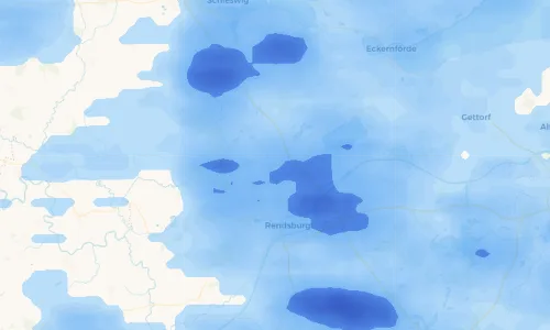Regenradar Vorschaubild - Aktuelle Niederschläge in Alt Duvenstedt und Umgebung