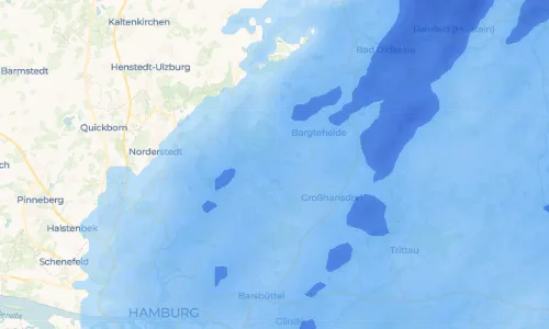 Regenradar Vorschaubild - Aktuelle Niederschläge in Ammersbek und Umgebung