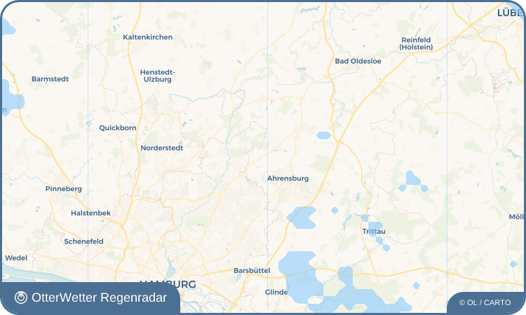 OtterWetter Regenradar-Widget Ammersbek
