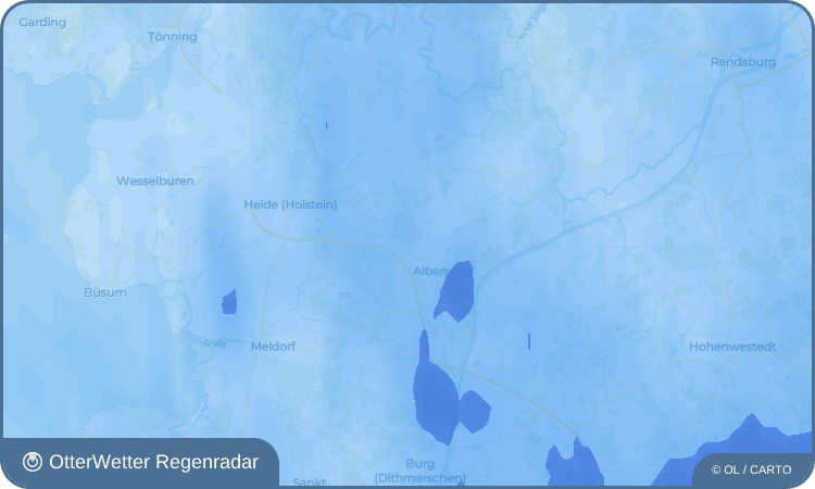 OtterWetter Regenradar-Widget Arkebek