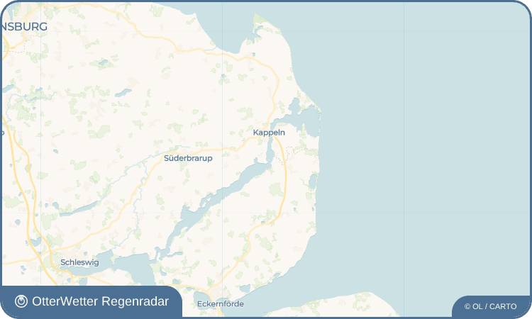 OtterWetter Regenradar-Widget Arnis
