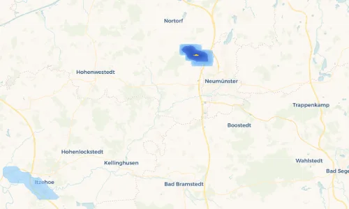 Regenradar Vorschaubild - Aktuelle Niederschläge in Arpsdorf und Umgebung