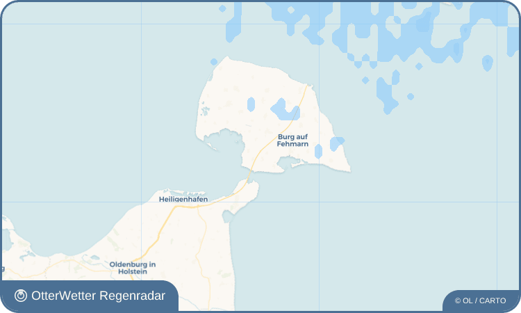 OtterWetter Regenradar-Widget Avendorf