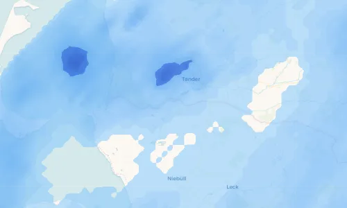 Regenradar Vorschaubild - Aktuelle Niederschläge in Aventoft und Umgebung