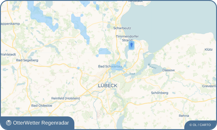OtterWetter Regenradar-Widget Bad Schwartau