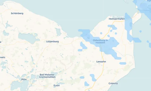 Regenradar Vorschaubild - Aktuelle Niederschläge in Barensdorf und Umgebung