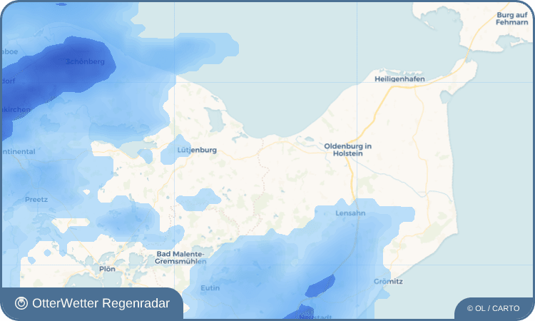 OtterWetter Regenradar-Widget Barensdorf