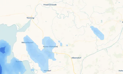 Regenradar Vorschaubild - Aktuelle Niederschläge in Barkenholm und Umgebung