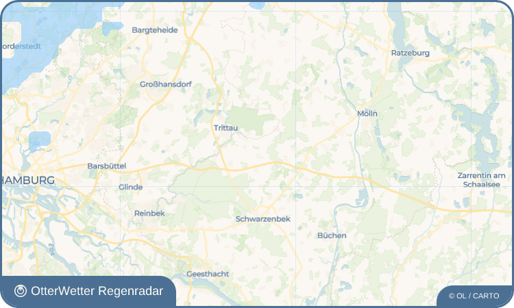OtterWetter Regenradar-Widget Basthorst