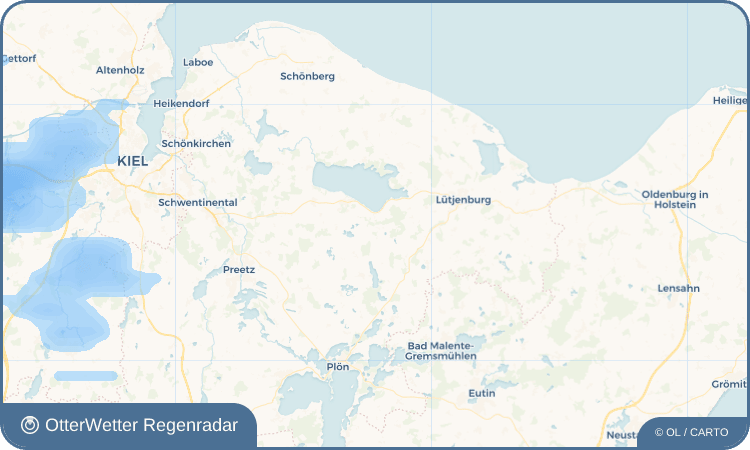 OtterWetter Regenradar-Widget Bauersdorf