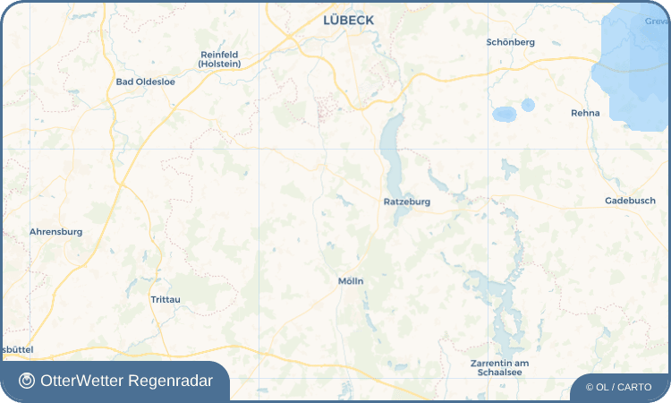 OtterWetter Regenradar-Widget Behlendorf