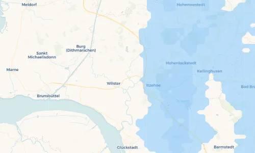 Regenradar Vorschaubild - Aktuelle Niederschläge in Bekdorf und Umgebung
