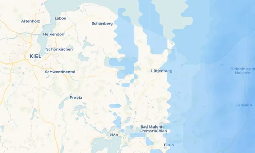 Regenradar Vorschaubild - Aktuelle Niederschläge in Bellin und Umgebung
