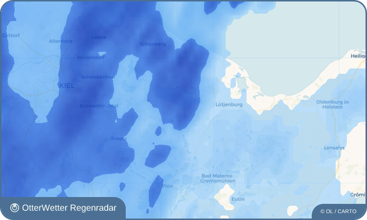 OtterWetter Regenradar-Widget Bellin