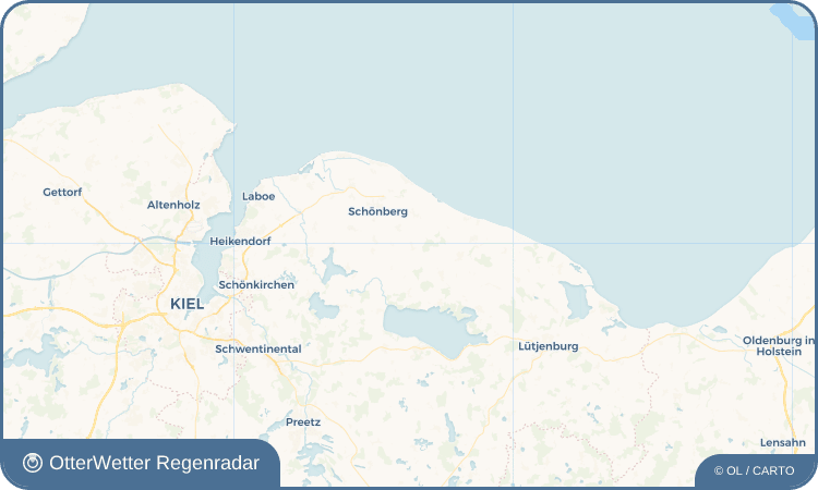 OtterWetter Regenradar-Widget Bendfeld