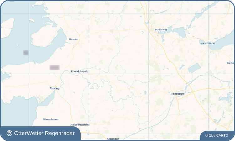 OtterWetter Regenradar-Widget Bergenhusen
