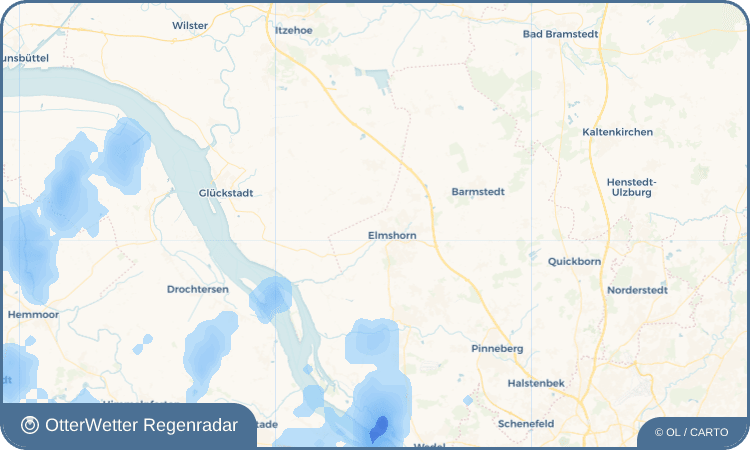 OtterWetter Regenradar-Widget Besenbek