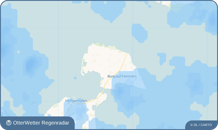 OtterWetter Regenradar-Widget Bisdorf