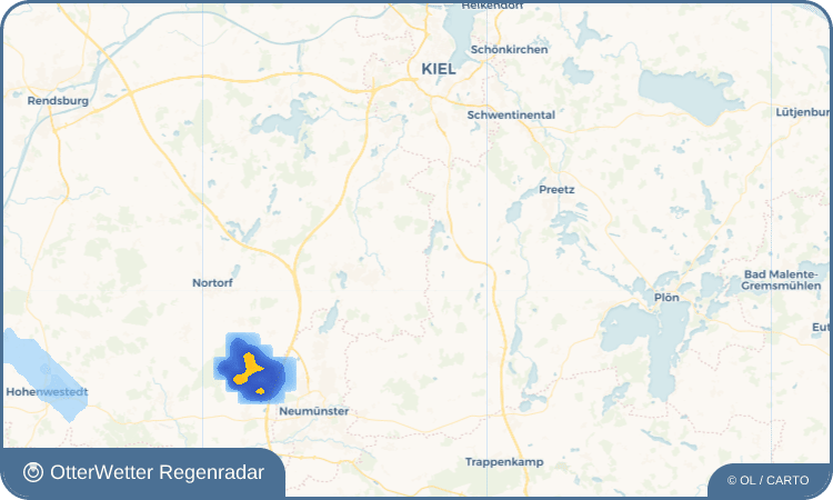 OtterWetter Regenradar-Widget Bissee