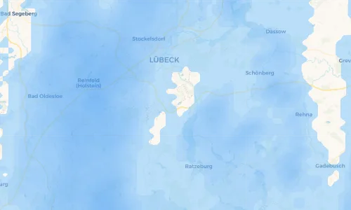 Regenradar Vorschaubild - Aktuelle Niederschläge in Blankensee und Umgebung