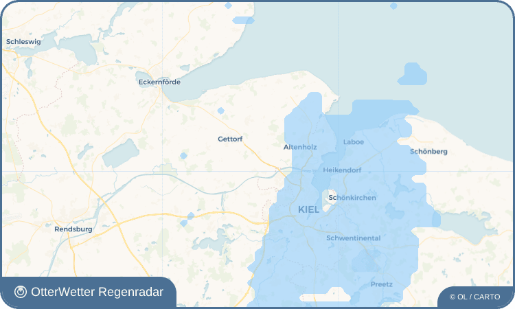 OtterWetter Regenradar-Widget Blickstedt