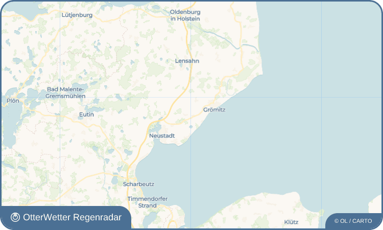 OtterWetter Regenradar-Widget Bliesdorf