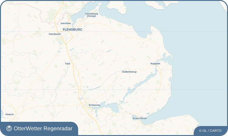 OtterWetter Regenradar-Widget Böelschuby