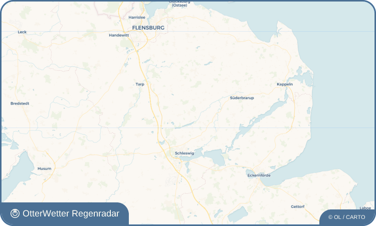 OtterWetter Regenradar-Widget Böklund
