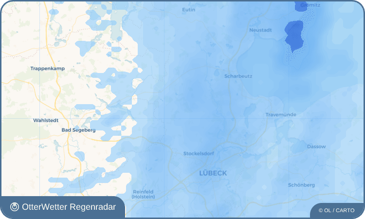 Wetter-Widget-Vorschau mit Vorhersagedaten für Bokhof