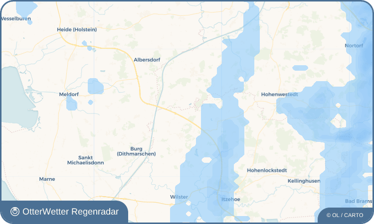 OtterWetter Regenradar-Widget Bokhorst