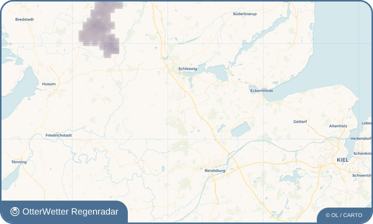 OtterWetter Regenradar-Widget Boklund