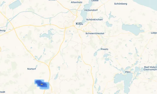 Regenradar Vorschaubild - Aktuelle Niederschläge in Boksee und Umgebung