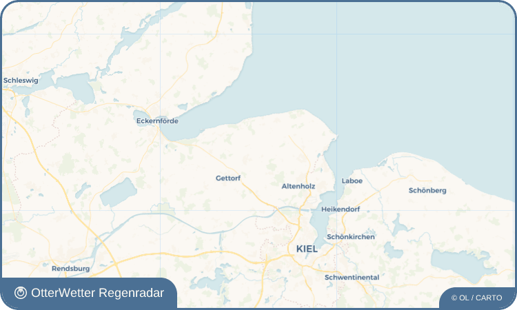 OtterWetter Regenradar-Widget Borghorsterhütten
