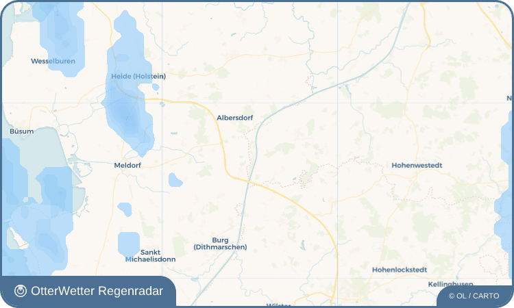 Widget-Vorschau für Bornholt Wetter-Widget-Vorschau mit Vorhersagedaten für Bornholt
