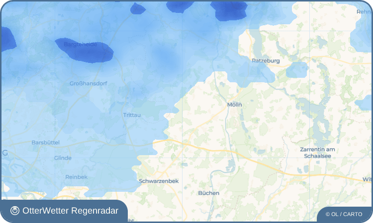 OtterWetter Regenradar-Widget Borstorf