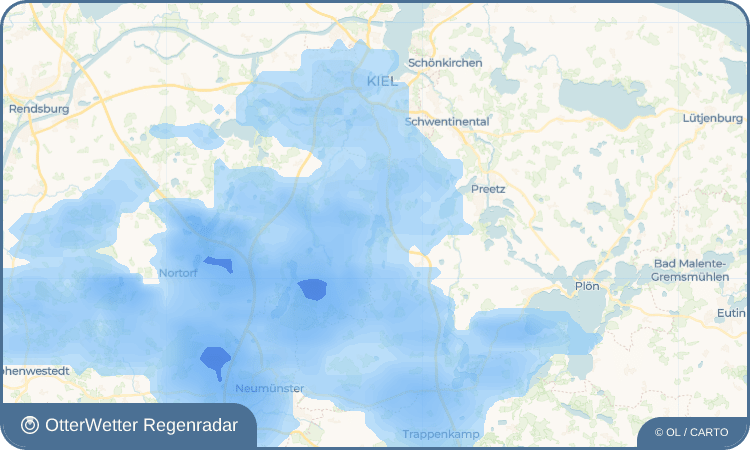 OtterWetter Regenradar-Widget Bothkamp