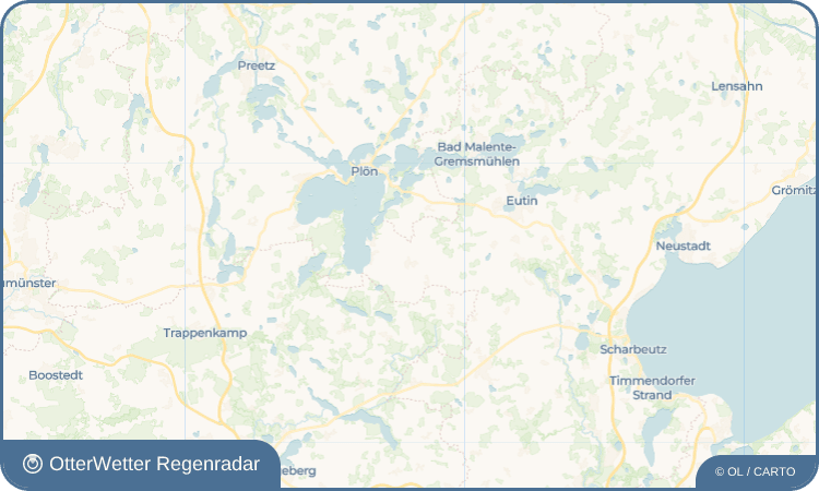 Wetter-Widget-Vorschau mit Vorhersagedaten für Brackrade