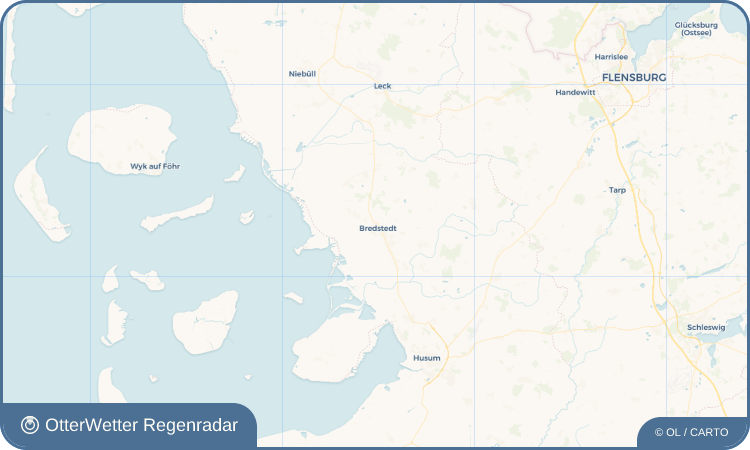 Wetter-Widget-Vorschau mit Vorhersagedaten für Bredstedt