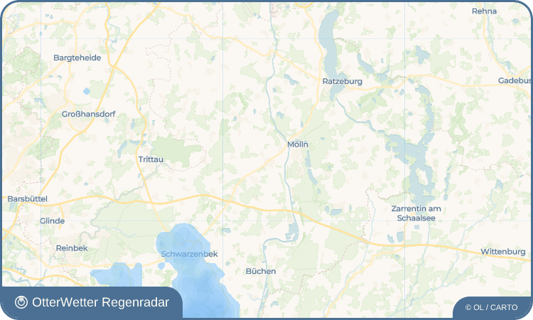 Wetter-Widget-Vorschau mit Vorhersagedaten für Breitenfelde