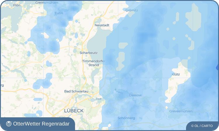 OtterWetter Regenradar-Widget Brodten