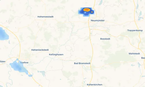 Regenradar Vorschaubild - Aktuelle Niederschläge in Brokstedt und Umgebung