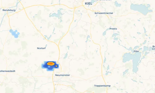 Regenradar Vorschaubild - Aktuelle Niederschläge in Brügge und Umgebung