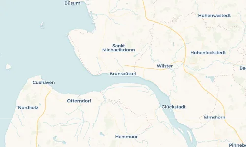 Regenradar Vorschaubild - Aktuelle Niederschläge in Brunsbüttel und Umgebung